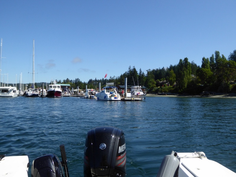 Cruised over to Deer Harbor to fill up before heading north