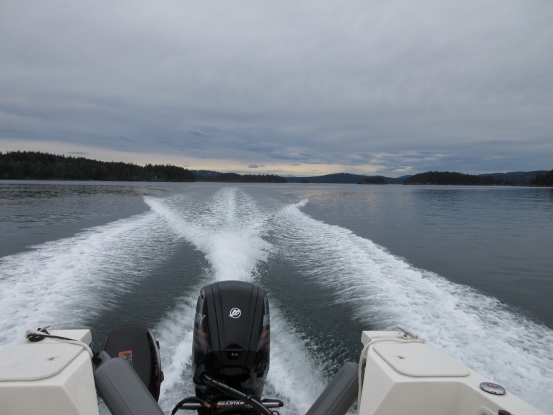 Cruising towards Deer Harbor