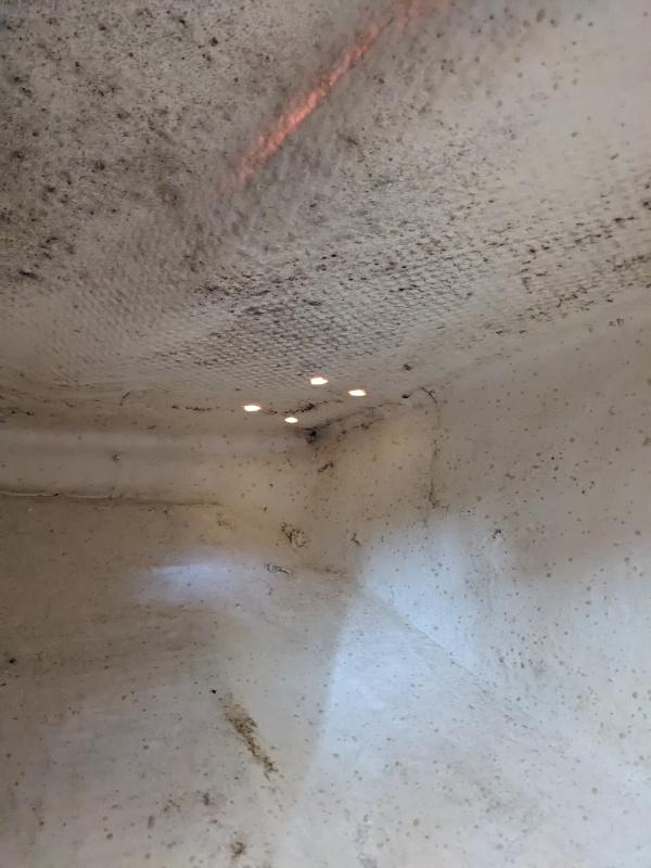 Cured epoxy with sunlight coming thru!