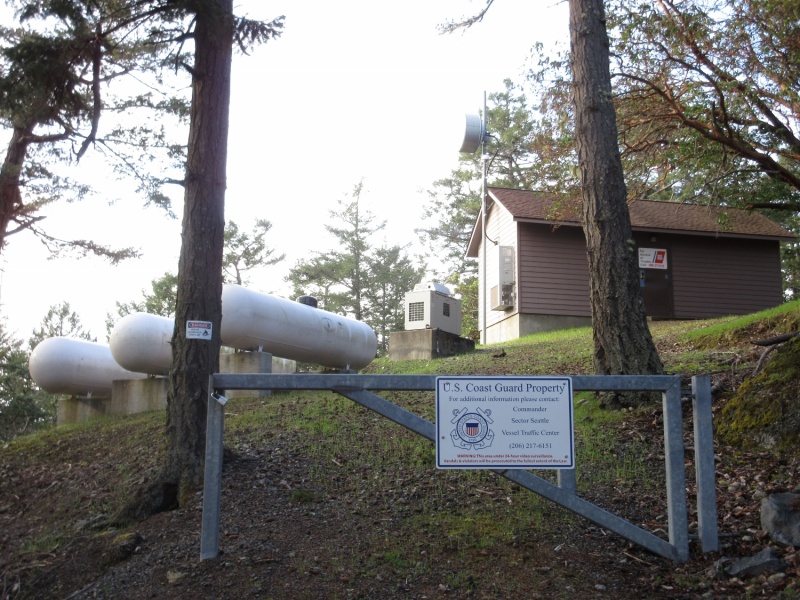 Current Coast Guard Station.  The historic light house property is now managed by Bureau of Land Management
