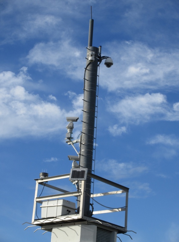 Current Tower - has more security cameras than anything!