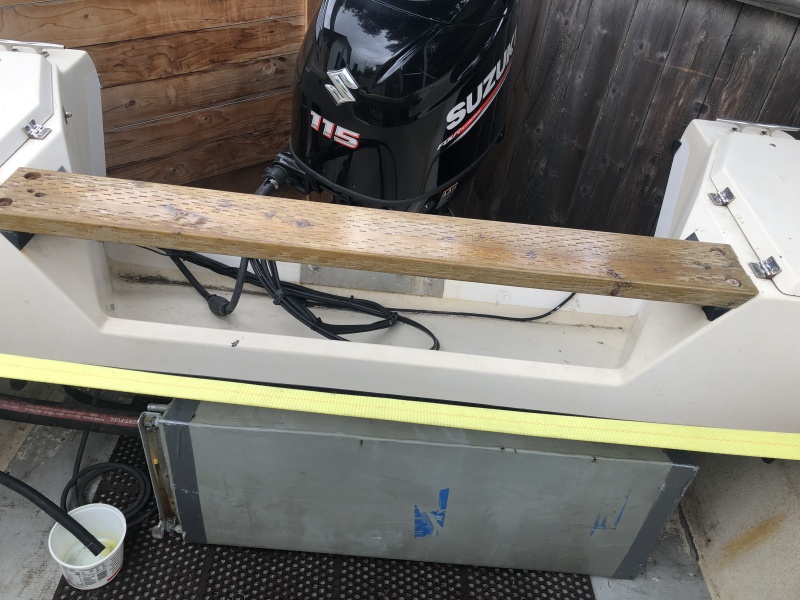 Custom welded fuel tank.