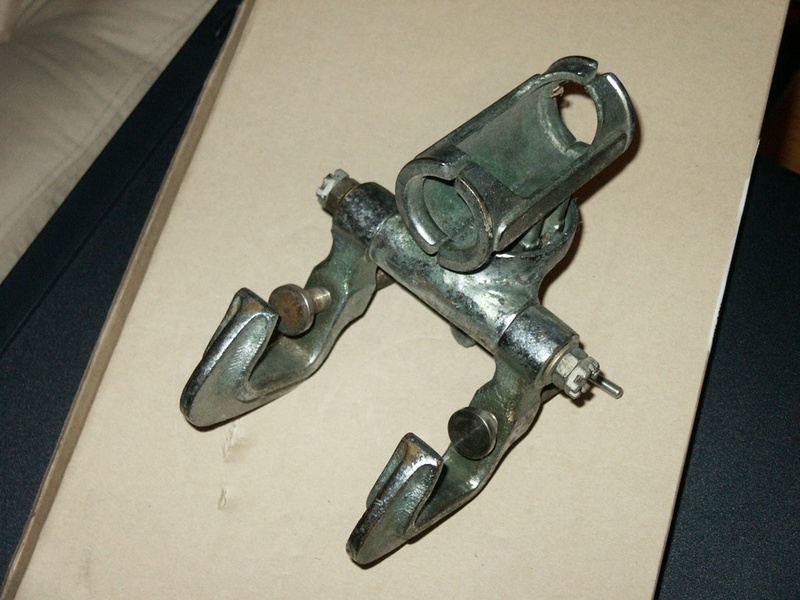 (Da Nag) Cast bronze rod holders, circa 1955