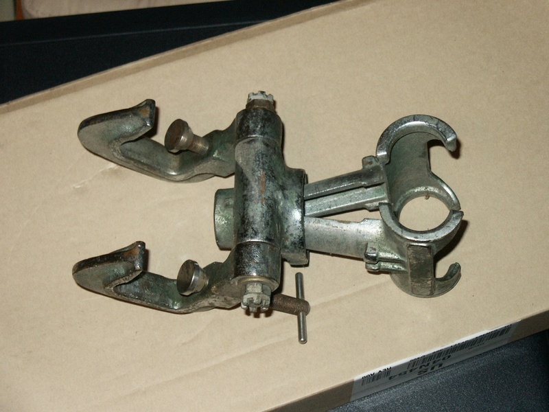 (Da Nag) Cast bronze rod holders, circa 1955