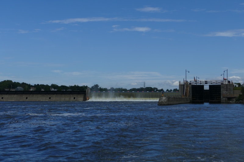 dam, waterfall and lock...though any one can sometimes be miles from the other