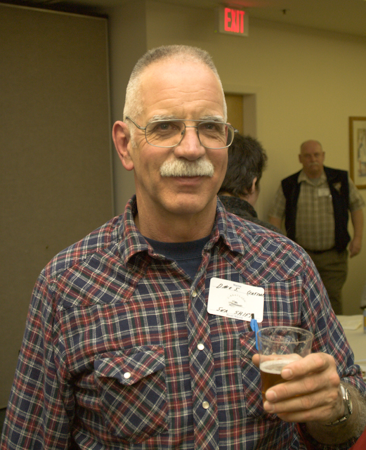 Dave samples another excellent Snoqualmie brew.