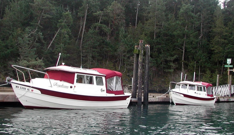 Daydream and Anna Leigh - Stuart Island, Prevost Harbor - 2-22-04