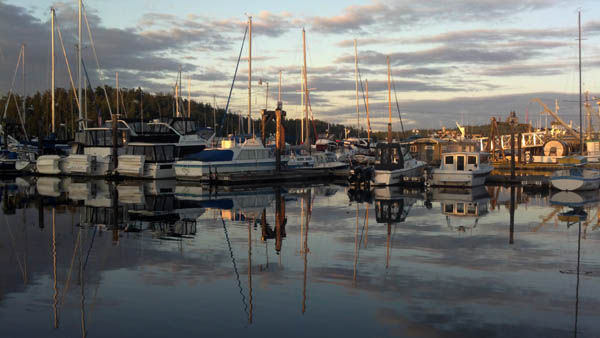 days end at Friday Harbor