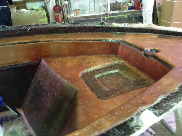 Deck in the mold