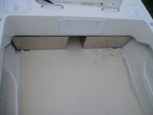 deck including fuel tanks