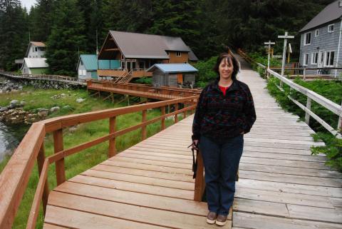 Dee on Boardwalk, Baranof Hot Springs