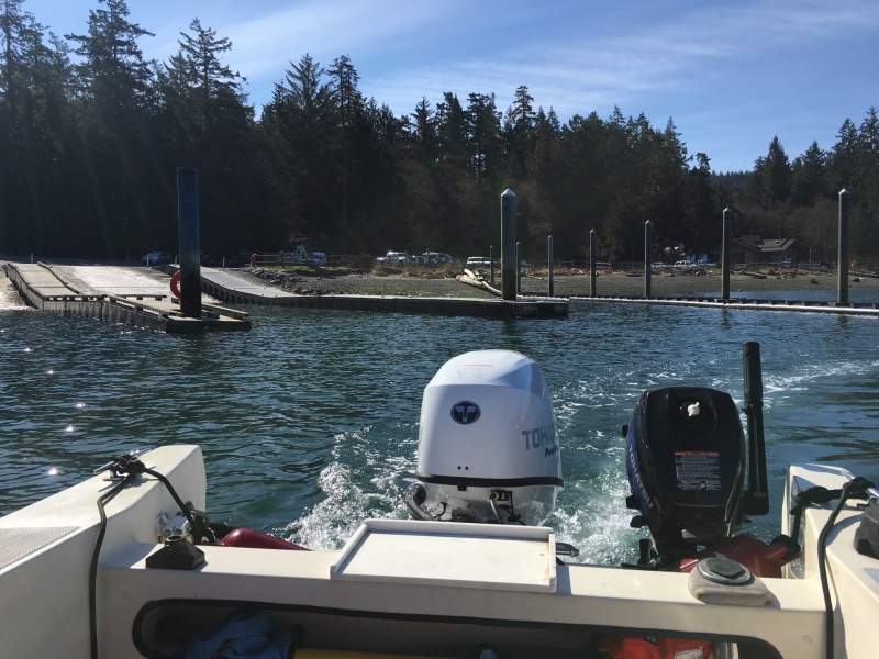 Departing Cornet Bay for a Sunday cruise