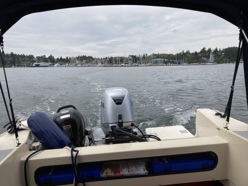 Departing Friday Harbor after topping off the tanks and using the facilities Sunday morning May 24th