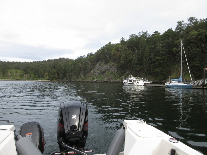 Departing Reid Harbor Sunday Morning