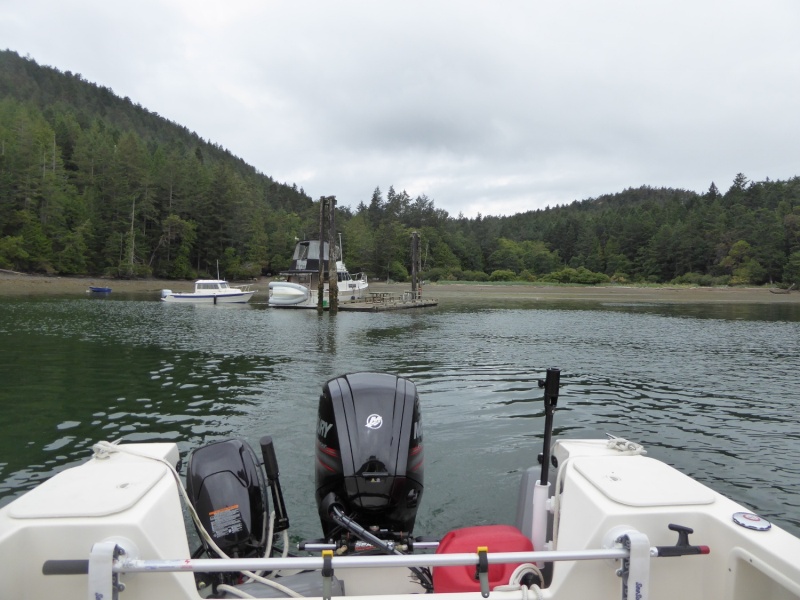 Departing Reid Harbor Sunday morning