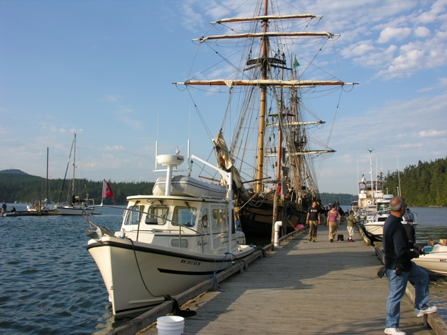 Departure. Cornet Bay