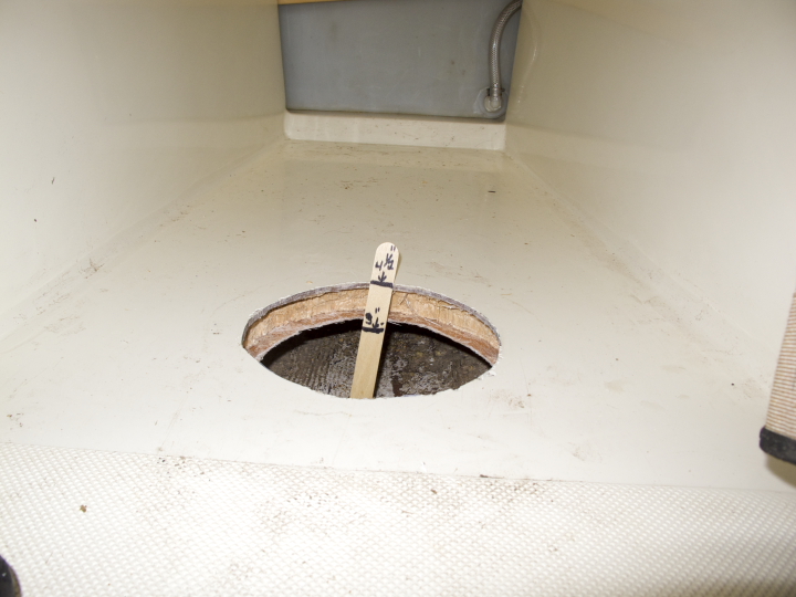 Depth of hole