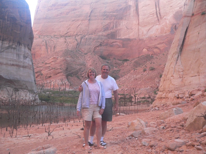 Diane & Heinz having a blast exploring Iceberg Canyon