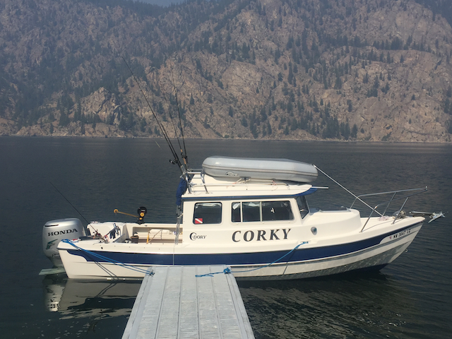 Dinghy Tied on Top