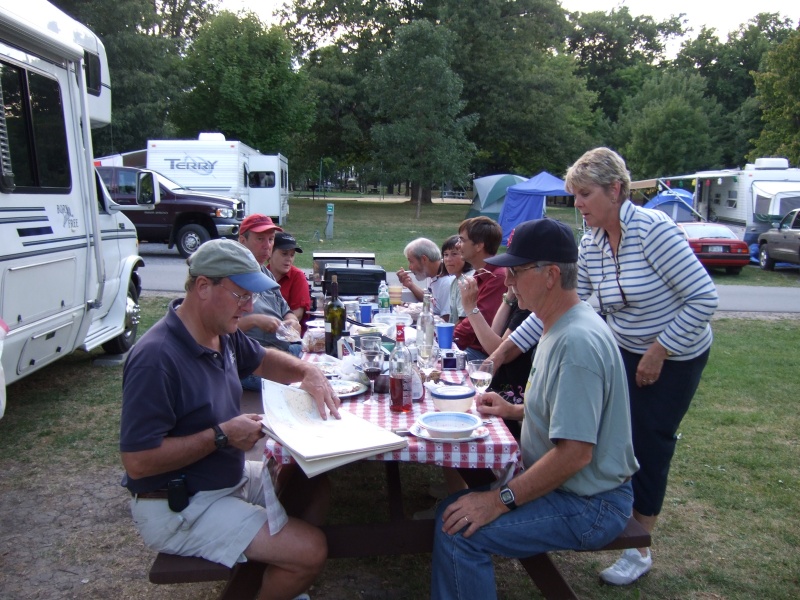 Dinner at Cedar Point State Park