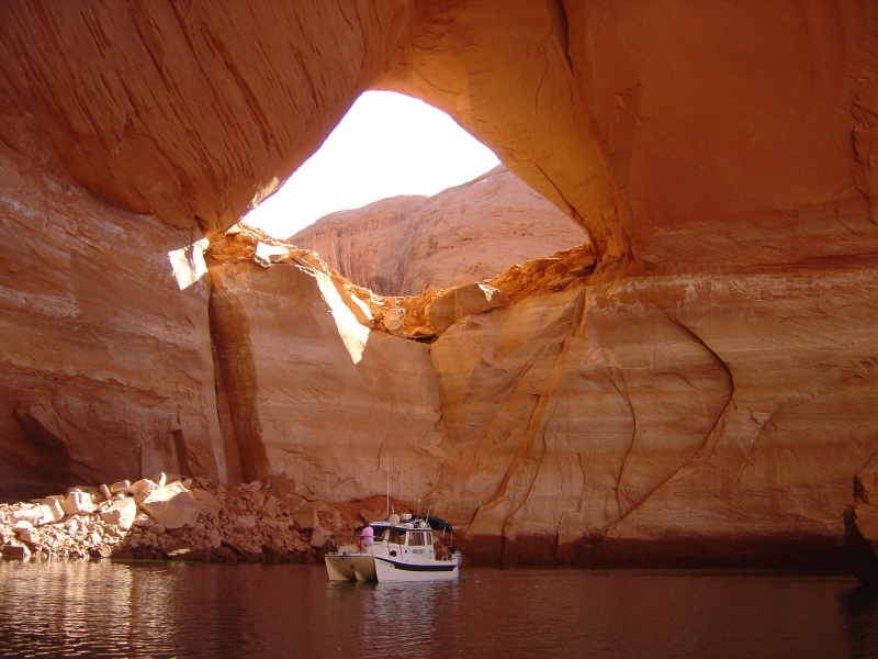 Discovery at La Gorce Arch; Dixie's out front