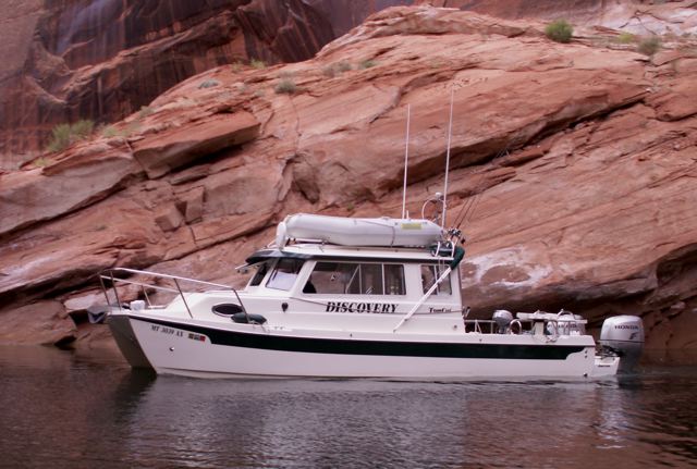 Discovery Leaving Fortymile Canyon 9-22-08