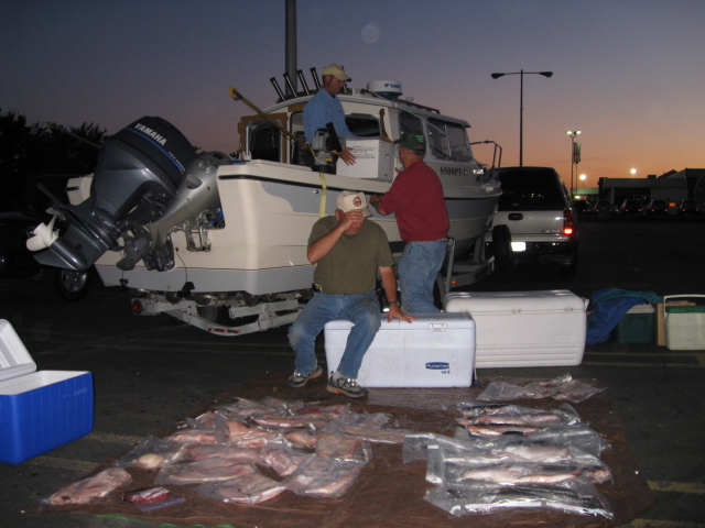 dividing the catch