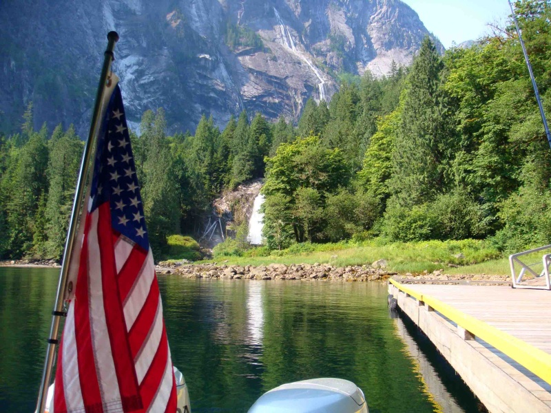 Dock at Chatterbox Falls