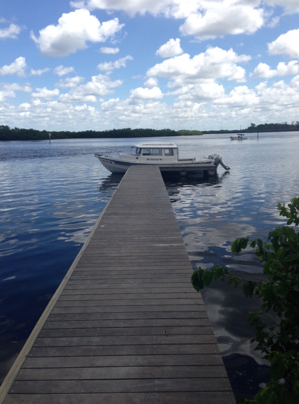 Docked along the Braden River, FL