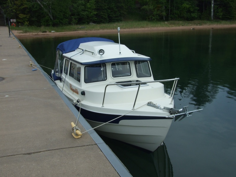Docked at Stockton Island