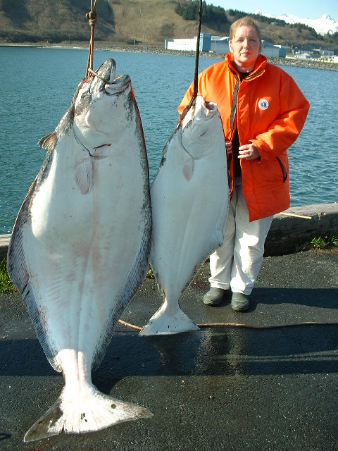 Donna and a 205 and 65 pounder.