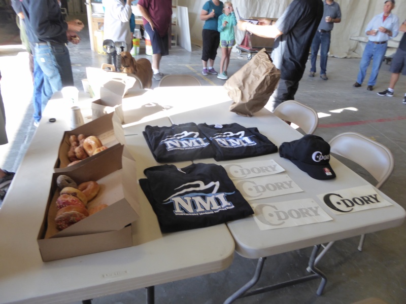 Donuts and C-Dory swag courtesy of NMI!