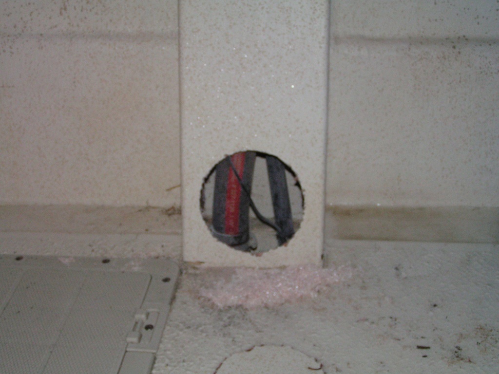 (Dora~Jean) New fuel inlet and vent hose access hole