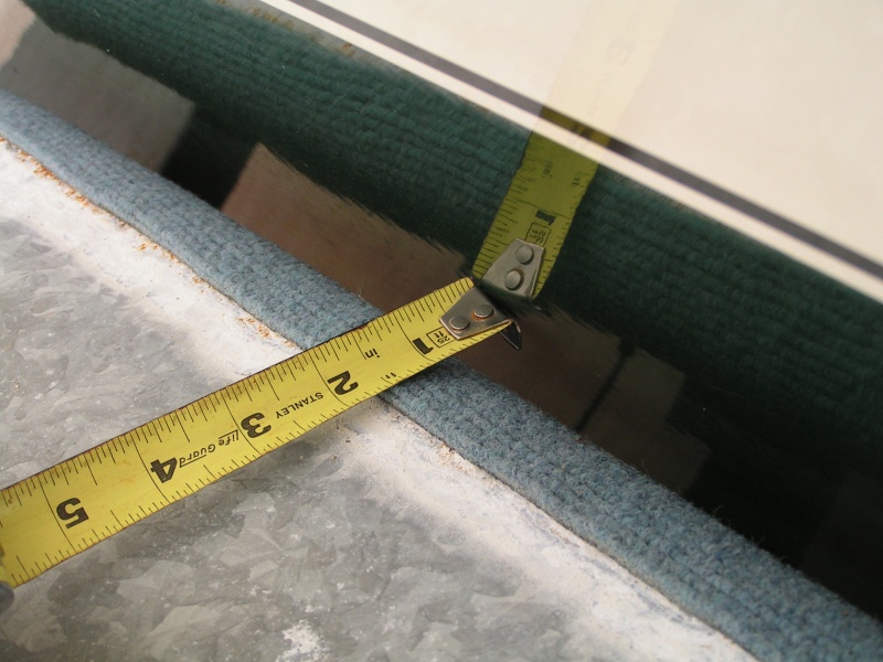 (Dora~Jean) Only 1/2" clearance, each side!