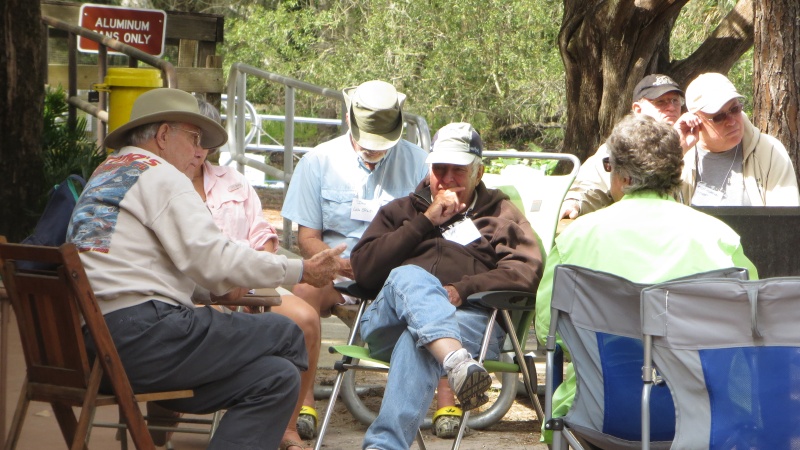 Dr.Bob imparting some wisdom and experience
