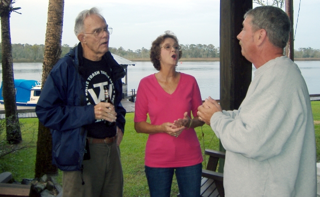 Dr. Bob, Marie (Thataway) & Glenn  Two Tomcats
