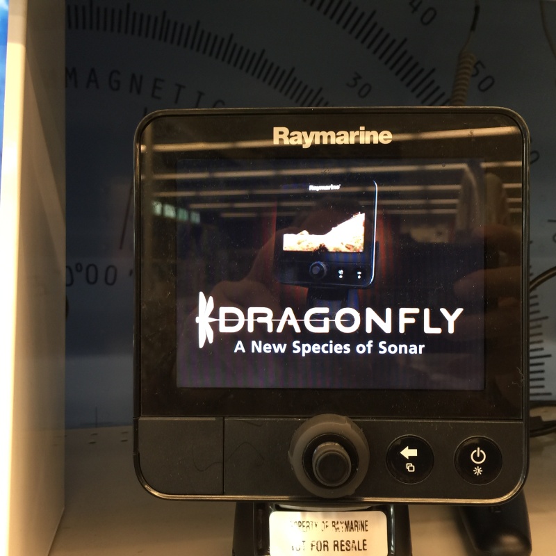 DRAGONFLY INSTALLED 2014 WITH CHIRP TECHNOLOGY IS NOTHING SHORT OF AWESOME. THE BEST ON THE MARKET AS FAR AS I'M CONCERNED SEEING WHATS UNDER THE BOAT.