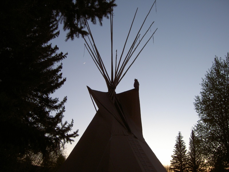 Dream Shot-Mom on our TeePee