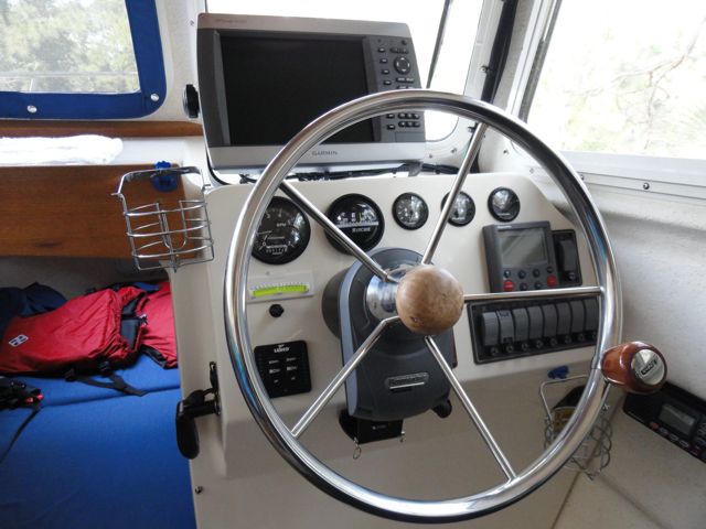 Drive unit with SmartController.  The Flux Gate Compass and Course Computer are mounted elsewhere.