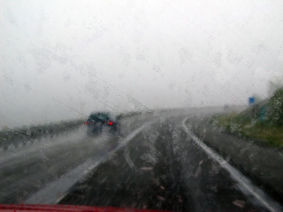 Driving in the snow