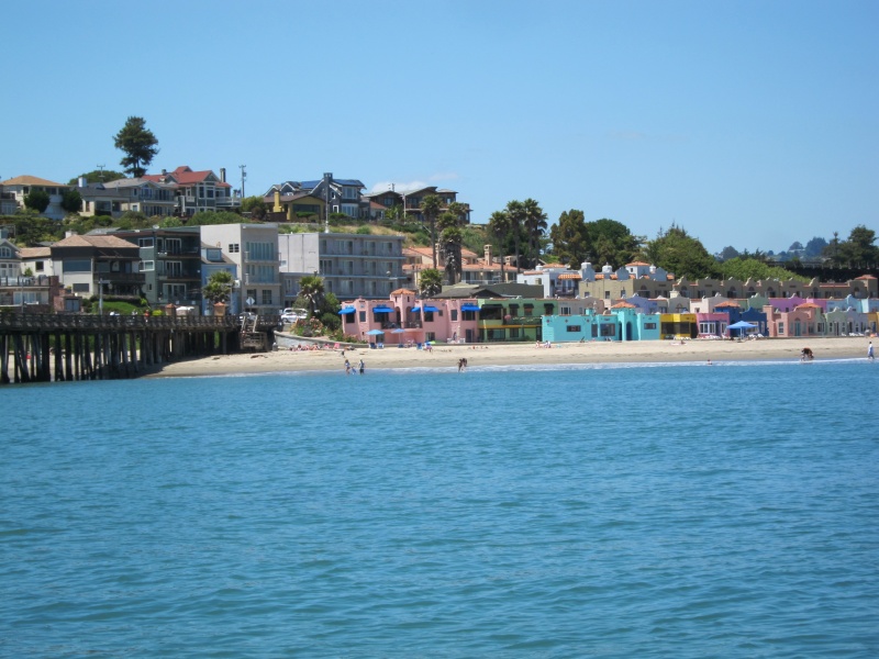 Ducked back into Capitola. Dead Calm and Beautiful...almost Mediterranean