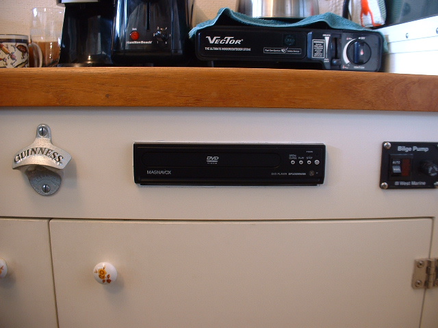 DVD player is small and super lightweight.
