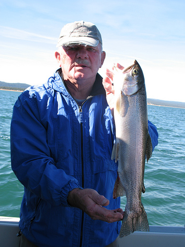 EAGLE LAKE TROUT, CAUGHT ABD RELEASED OCT, '08