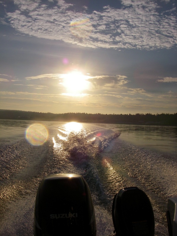 Early morning cruise