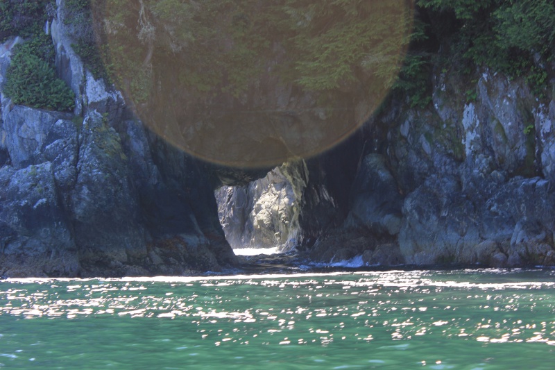 Effingham Island sea cave
