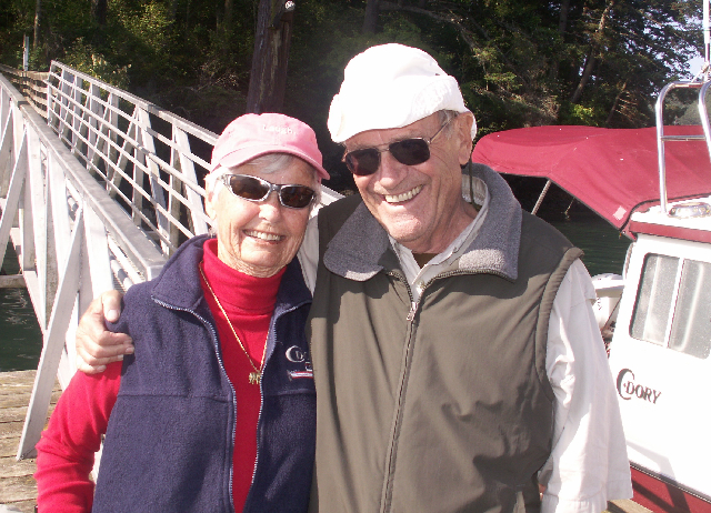 El and Bill at Does Island 6-26-09