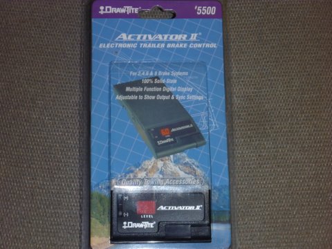 Electric brake controller for electric over hydraulic brakes or all electric brakes that are on RV trailers. Our truck had one built in, never out of the package $65