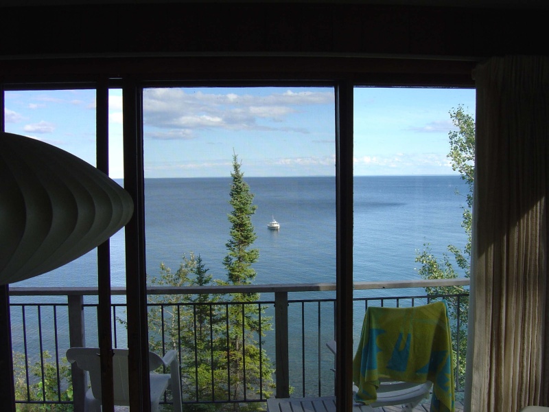 Encampment Island MN shore Superior