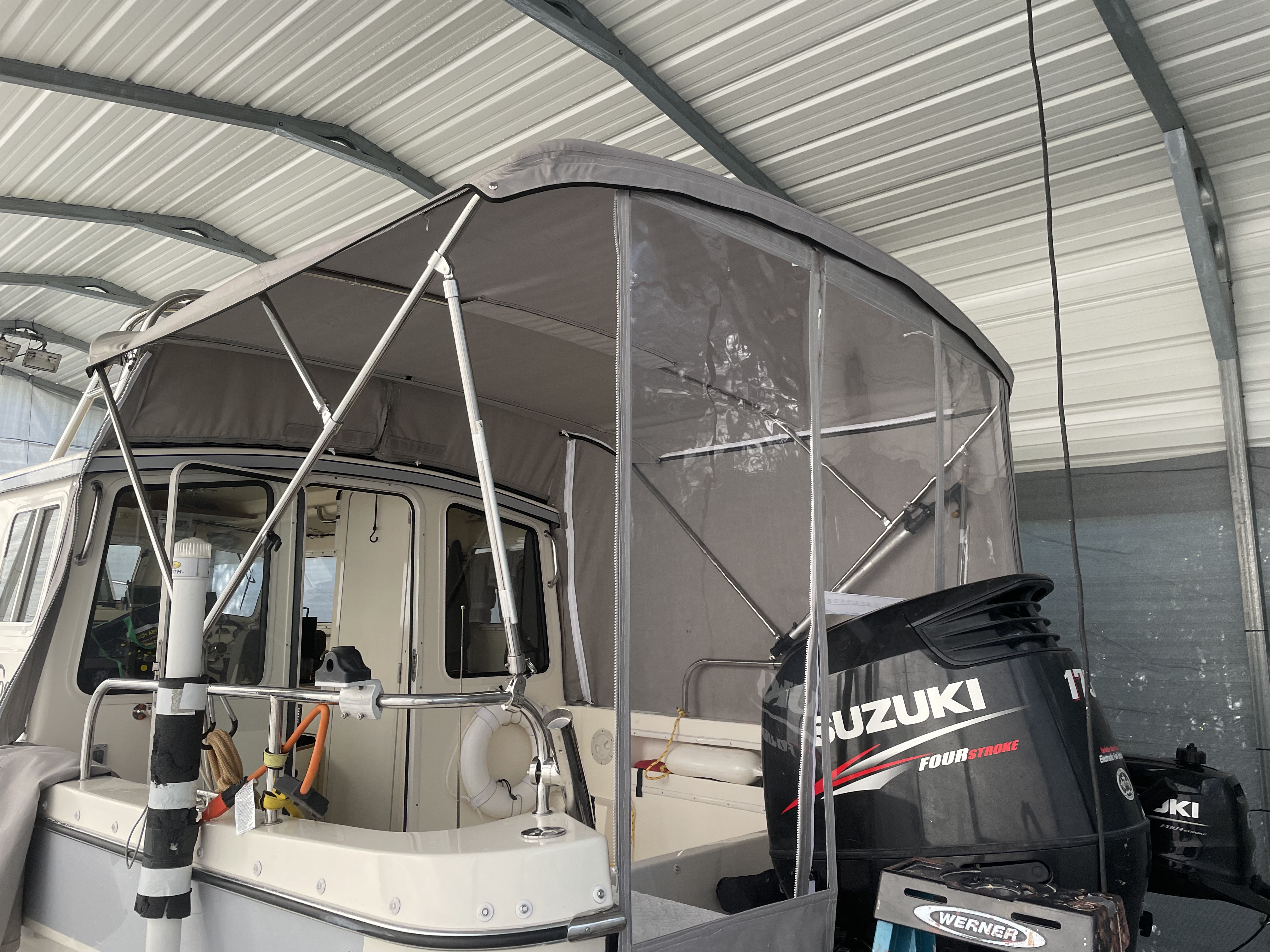 ENCLOSURE - Bimini - side panels (2)- rear panels (3), windows (10)