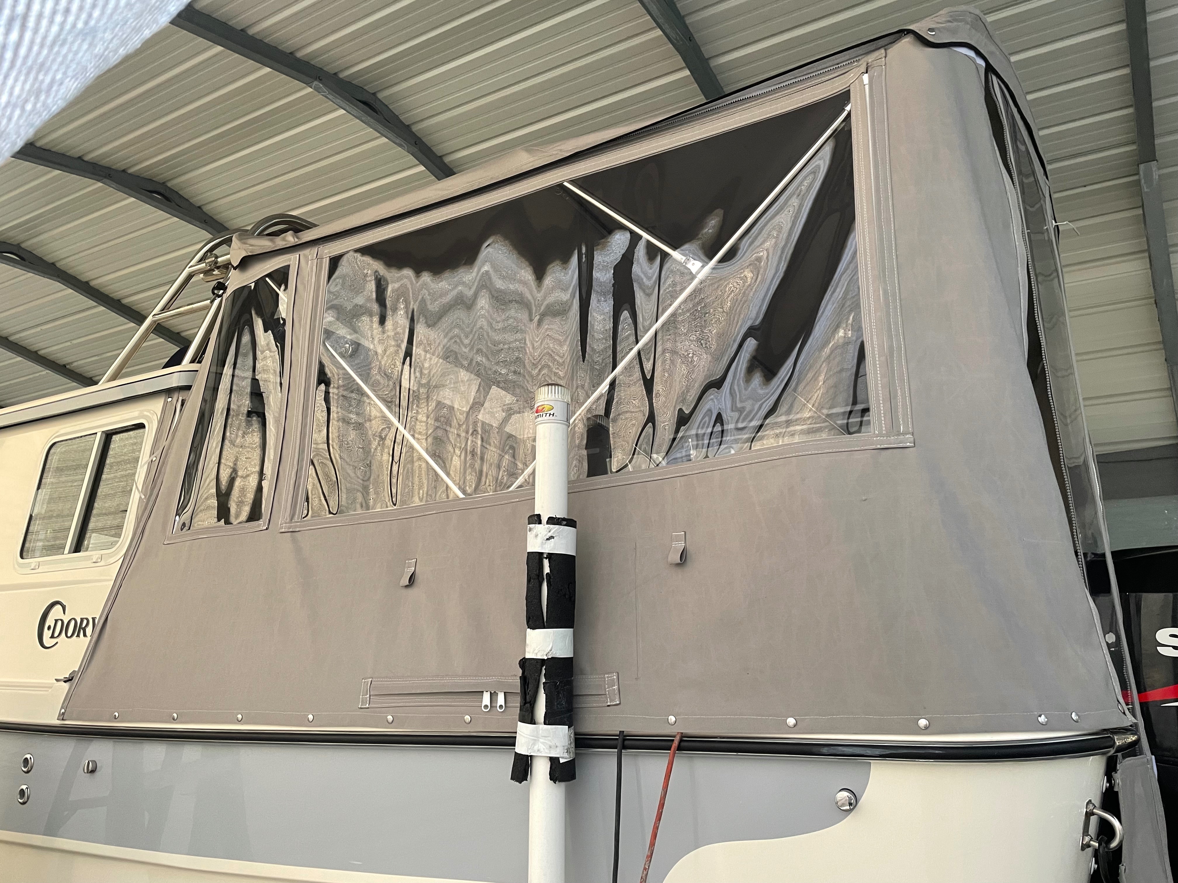 ENCLOSURE - Bimini - side panels (2)- rear panels (3), windows (10)